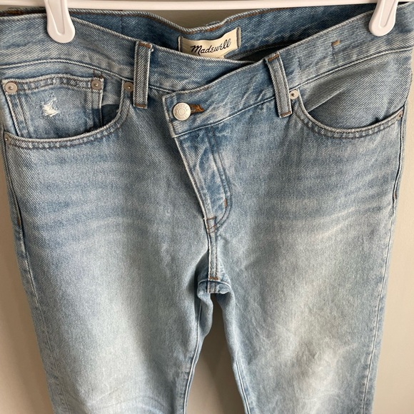 Madewell Low-Slung Straight Jeans - Light Wash - Size 24 - Picture 6 of 14